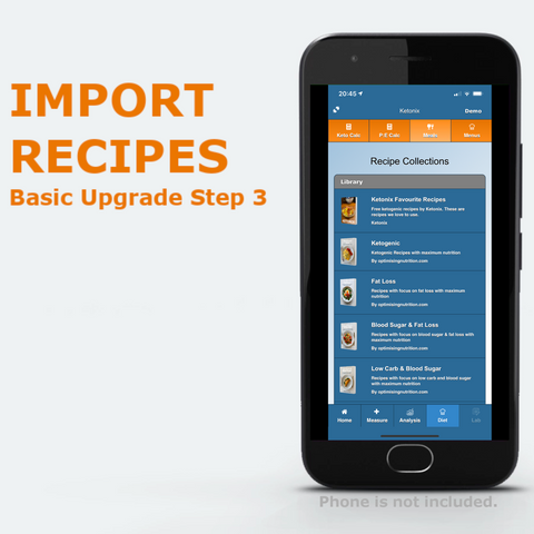 Ketonix Breath Ketone Analyzer Recipes Upgrade